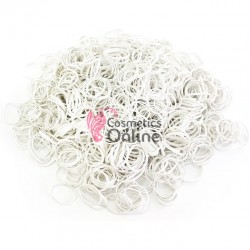 Elastice pentru codite de par RTX03, set 180 bucati - Albe Mari